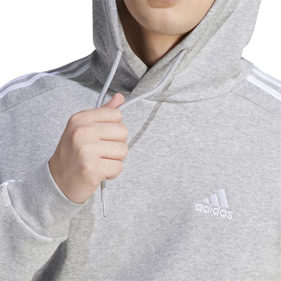 Hoodie Essentials Fleece 3-Stripes felpa da uomo con cappuccio Adidas | IJ6474X